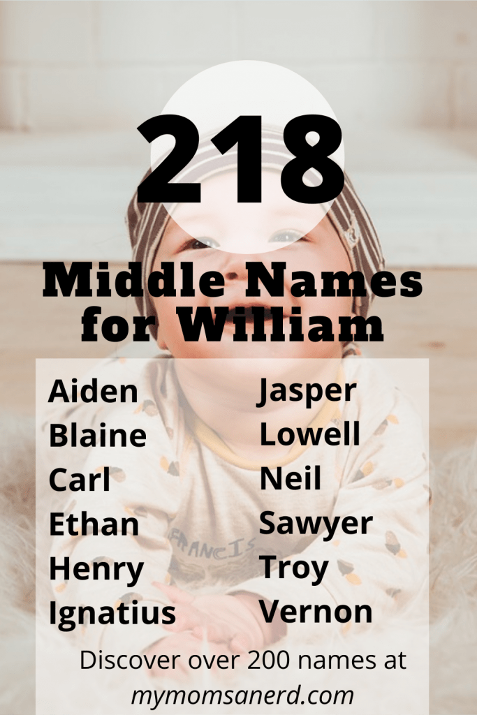 middle names for william