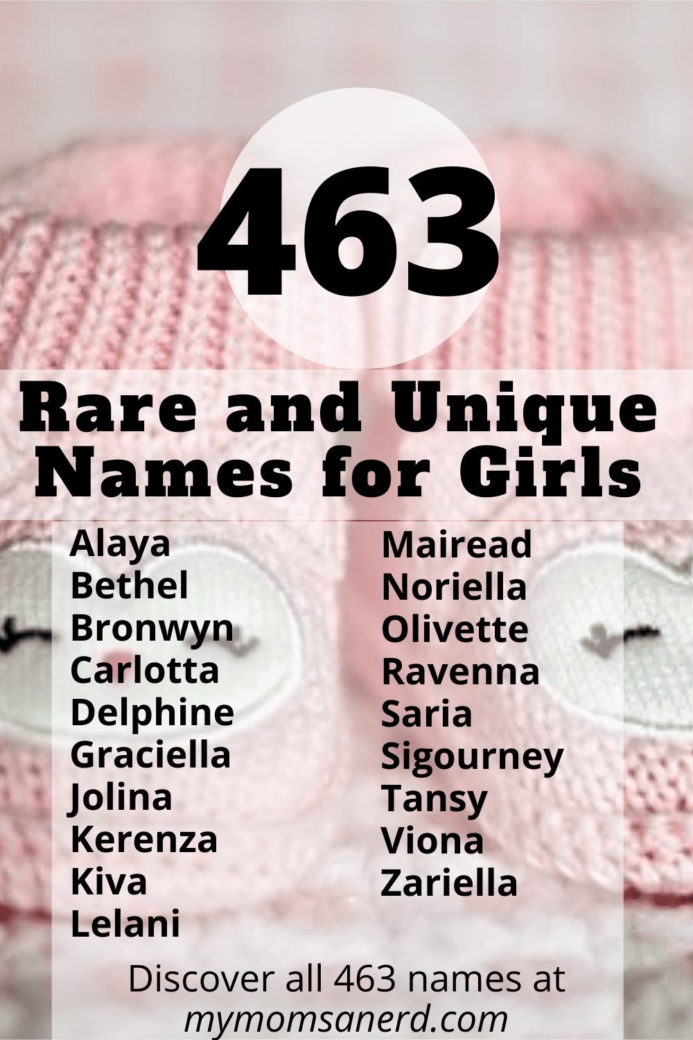 Unique Girl Names With Meanings The Most Rare Names For Your Baby My Mom S A Nerd