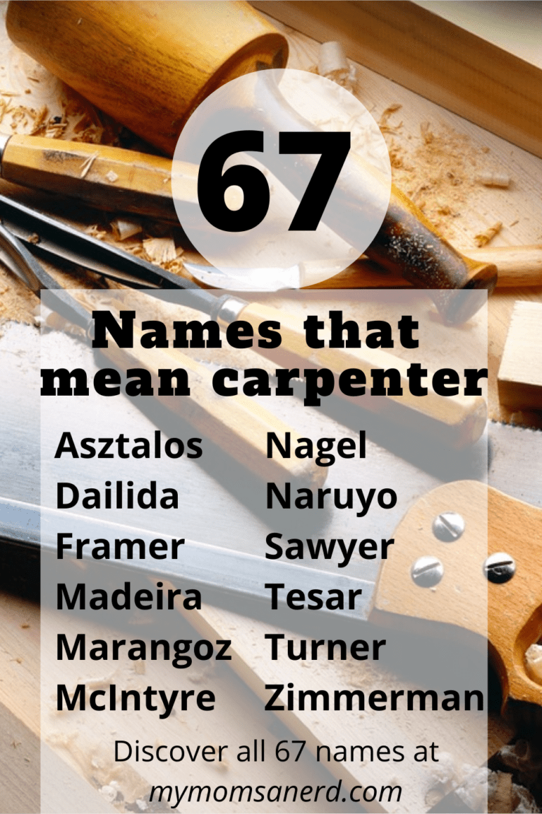Names That Mean Carpenter 67 Carpentry and Lumberjack Ideas for Girls
