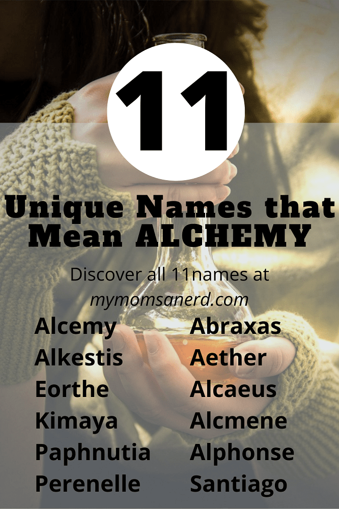 Names That Mean Alchemy Pin