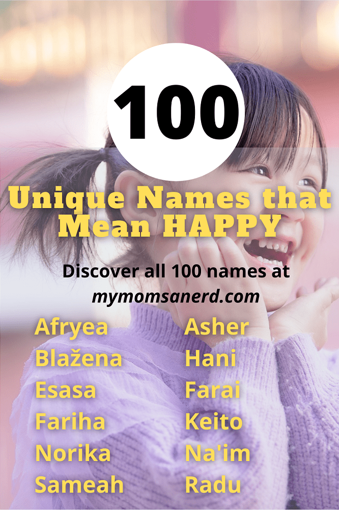 Names that mean Happy